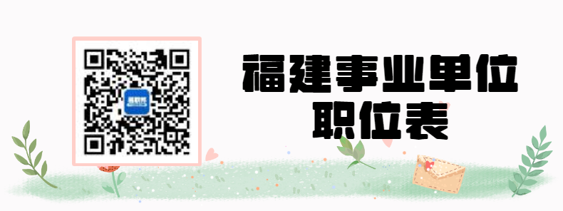 2022年福建福州人力资源和社会保障局事业单位招聘职位表